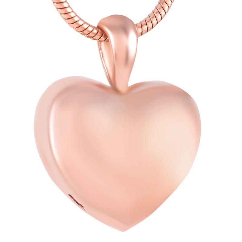 Cremation Necklace - Heart Shaped Cremation Urn Necklace