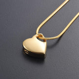 Cremation Necklace - Heart Shaped Cremation Urn Necklace