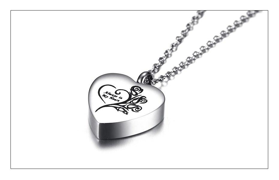 OPEN HEART 2pc. Special Set - CREMATION URN Necklace/Keepsake
