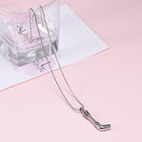 Cremation Necklace - Hockey Stick Cremation Urn Necklace