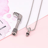 Cremation Necklace - Hockey Stick Cremation Urn Necklace
