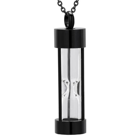 Hourglass Cremation Jewelry Ash Necklace Cherished Emblems