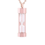 Cremation Necklace - Hourglass Cremation Urn Necklace