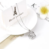Cremation Necklace - Jeweled Butterfly In Heart Cremation Urn Necklace With Rhinestones