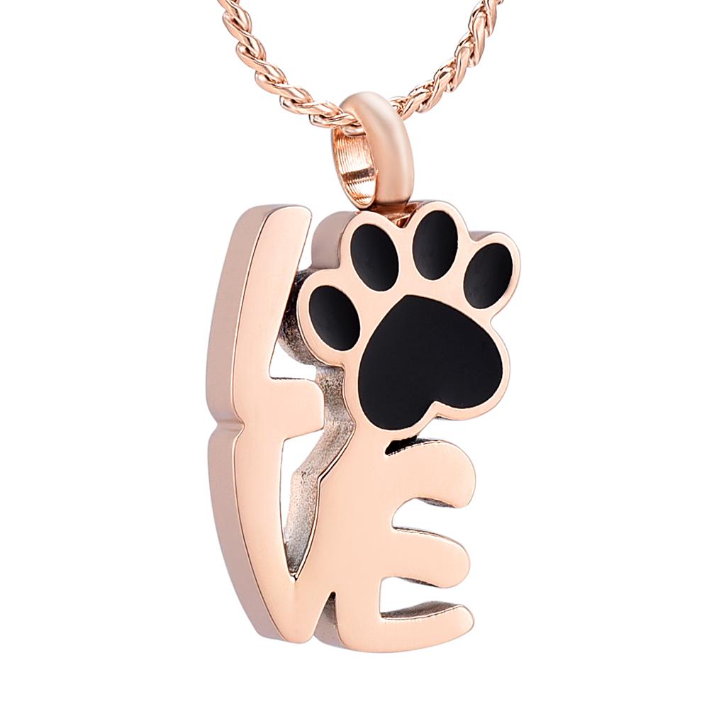 Cremation Necklace - Love Pet Cremation Urn Necklace