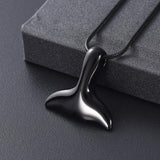 Cremation Necklace - Mermaid Tail Cremation Urn Necklace