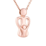 Cremation Necklace - Mom & Child Cremation Urn Necklace