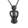 Cremation Necklace - Mom & Child Cremation Urn Necklace