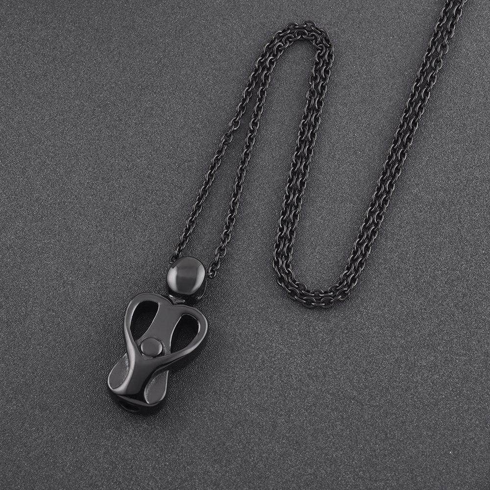 Cremation Necklace - Mom & Child Cremation Urn Necklace