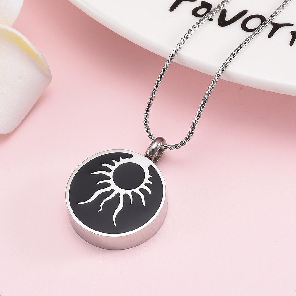 Cremation Necklace - Shining Sun Cremation Urn Necklace