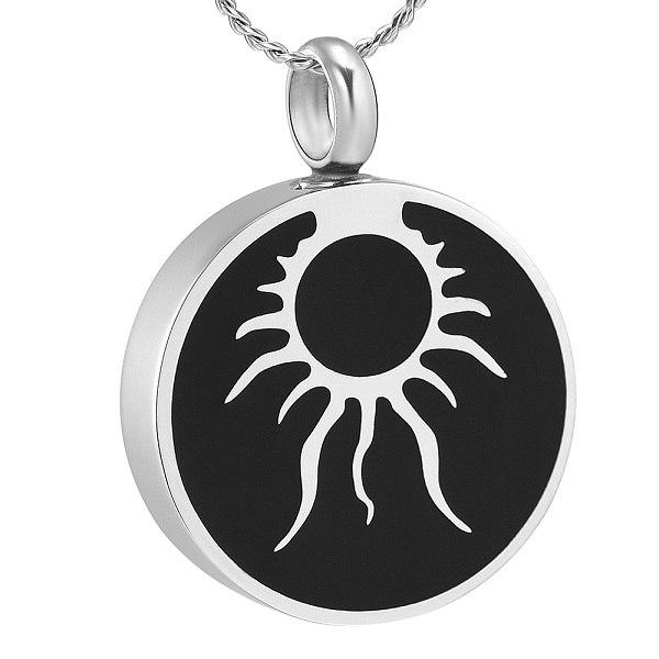 Cremation Necklace - Shining Sun Cremation Urn Necklace