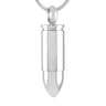 Cremation Necklace - Silver Bullet Cremation Urn Necklace