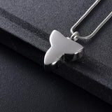 Cremation Necklace - Silver Celtic Knot Cremation Urn Necklace