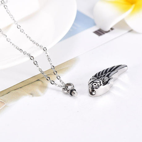 Rose cremation deals necklace