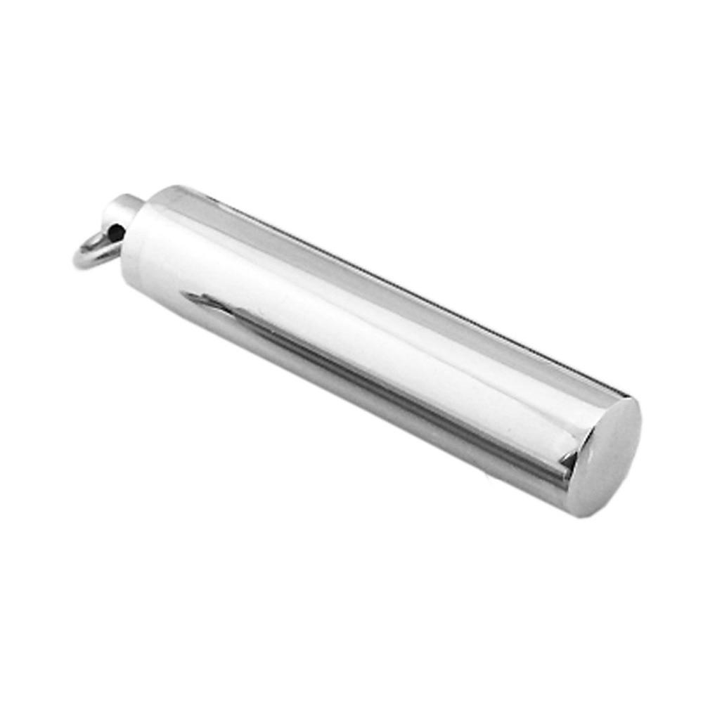 Cremation Necklace - Simple Cylinder Shaped Cremation Urn Necklace