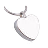 Cremation Necklace - Simple Heart Shaped Cremation Urn Necklace