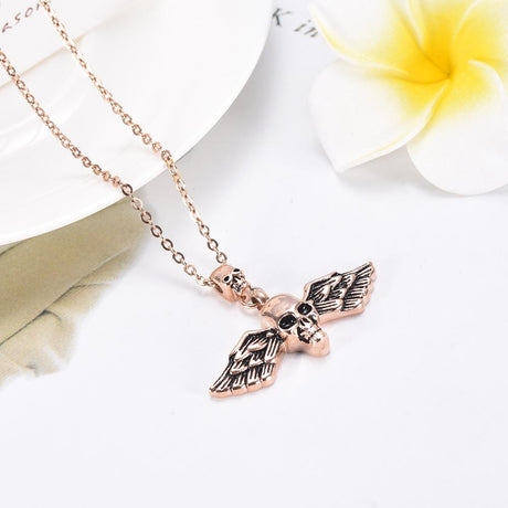 Skull urn necklace sale
