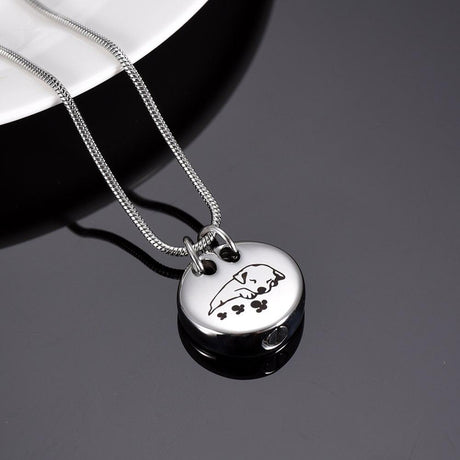 Dog cremation cheap urn necklace