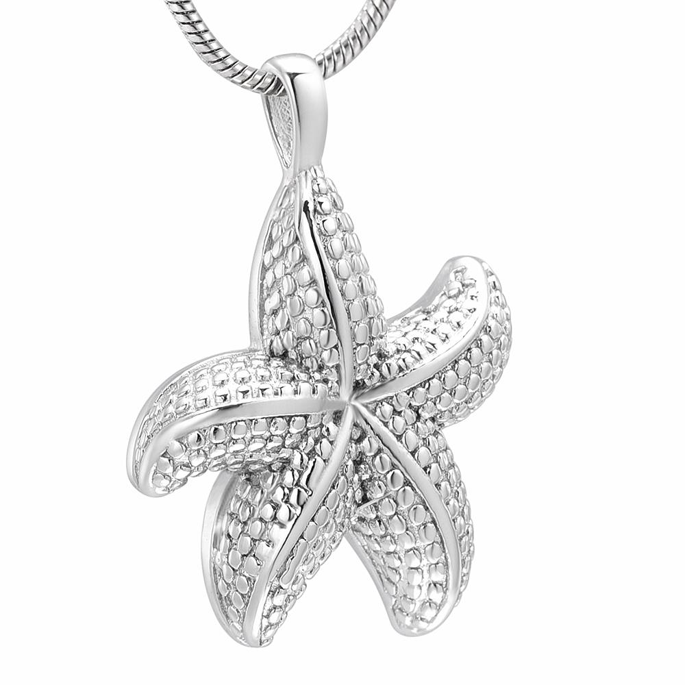 Cremation Necklace - Starfish Cremation Urn Necklace