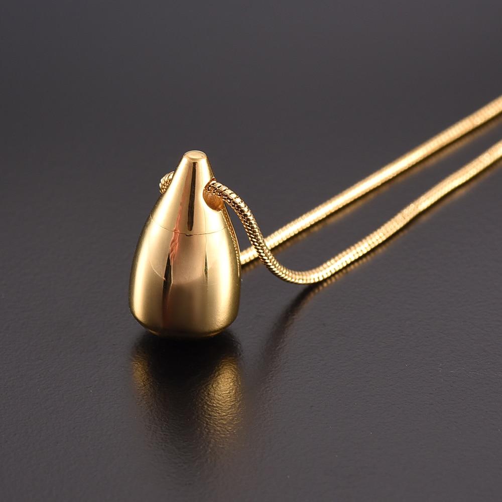 Cremation Necklace - Teardrop Cremation Urn Necklace