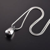 Cremation Necklace - Teardrop Cremation Urn Necklace