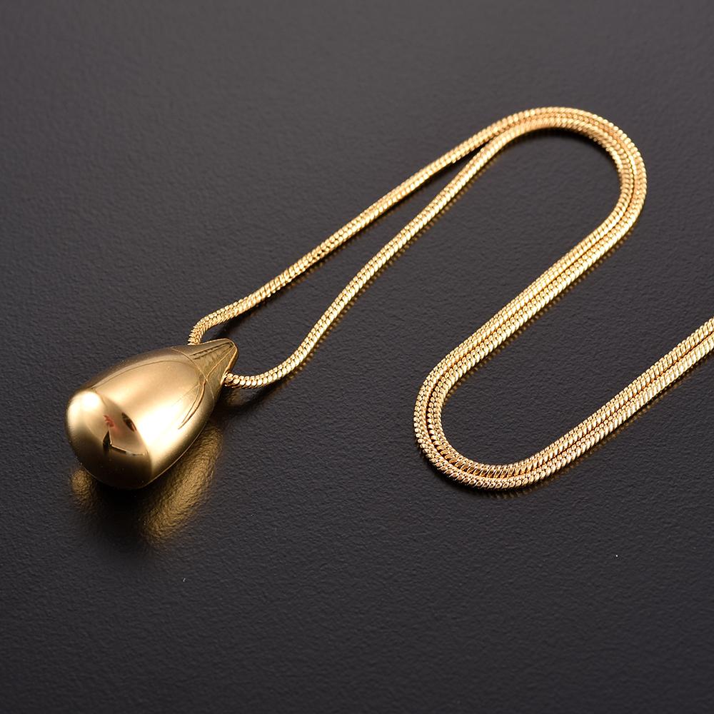 Cremation Necklace - Teardrop Cremation Urn Necklace