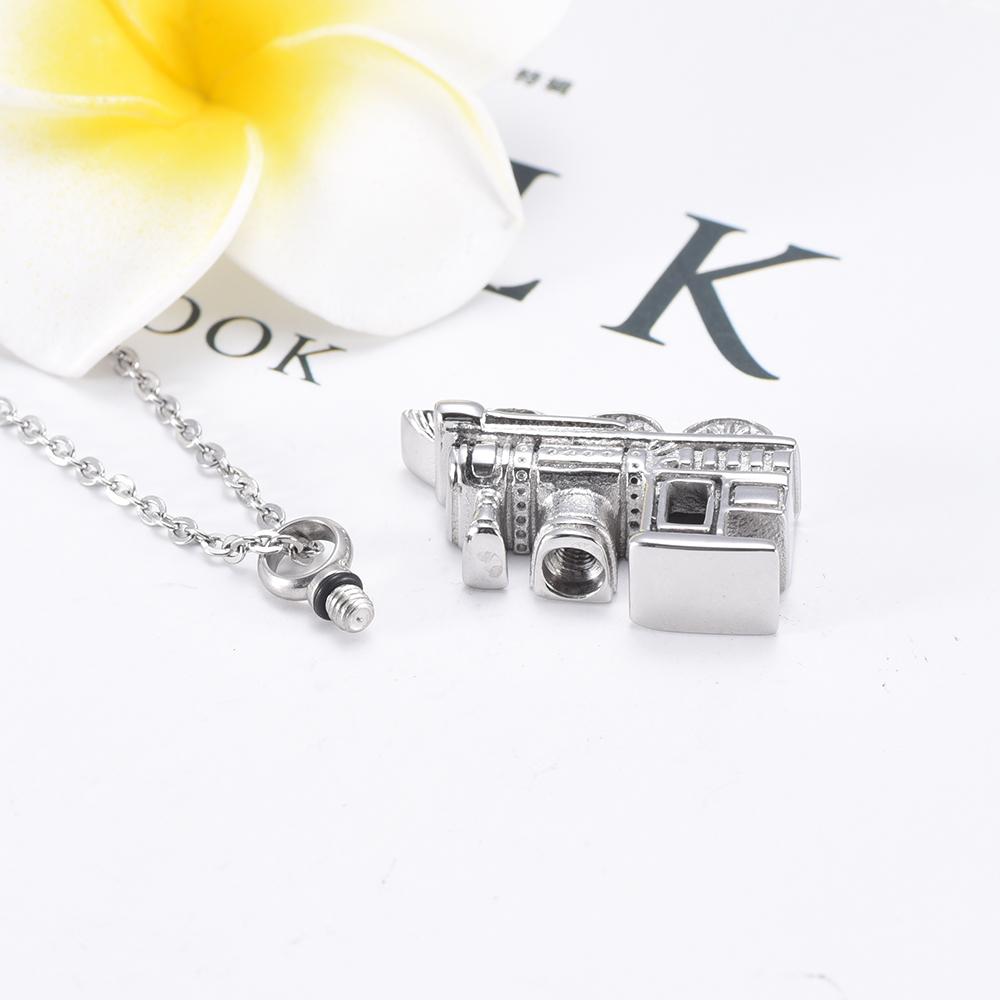 Cremation Necklace - Train Cremation Urn Necklace