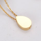 Cremation Necklace - Tree Of Life Teardrop Cremation Urn Necklace