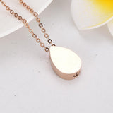 Cremation Necklace - Tree Of Life Teardrop Cremation Urn Necklace