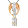 Cremation Necklace - Winged Angel Cremation Urn Necklace