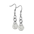 Earrings - Crystal Ball Cremation Urn Earrings