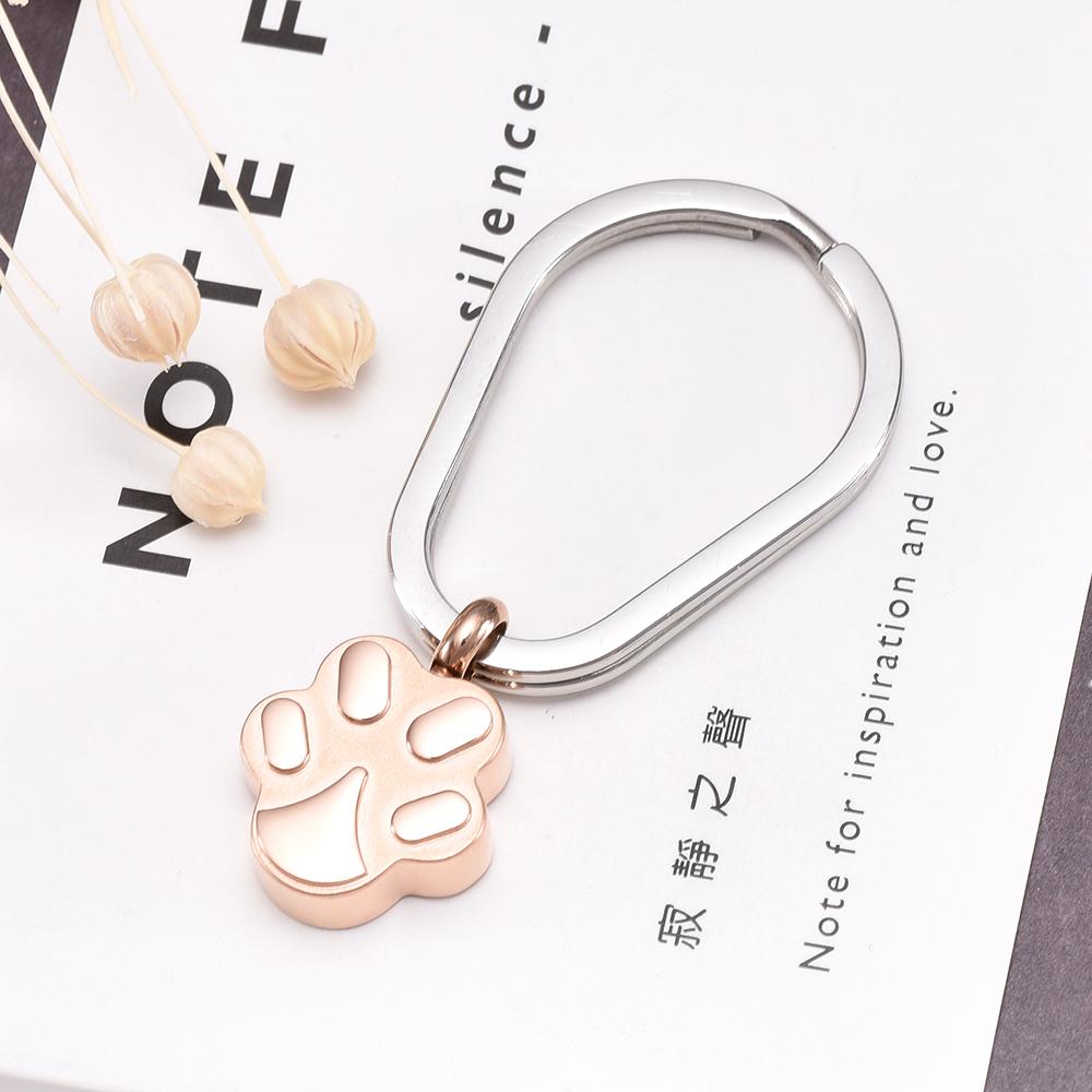 Keychain - Pet Paw Shaped Cremation Urn Keychain