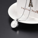 Paw Print Cremation Urn Necklace Etched With A Heart