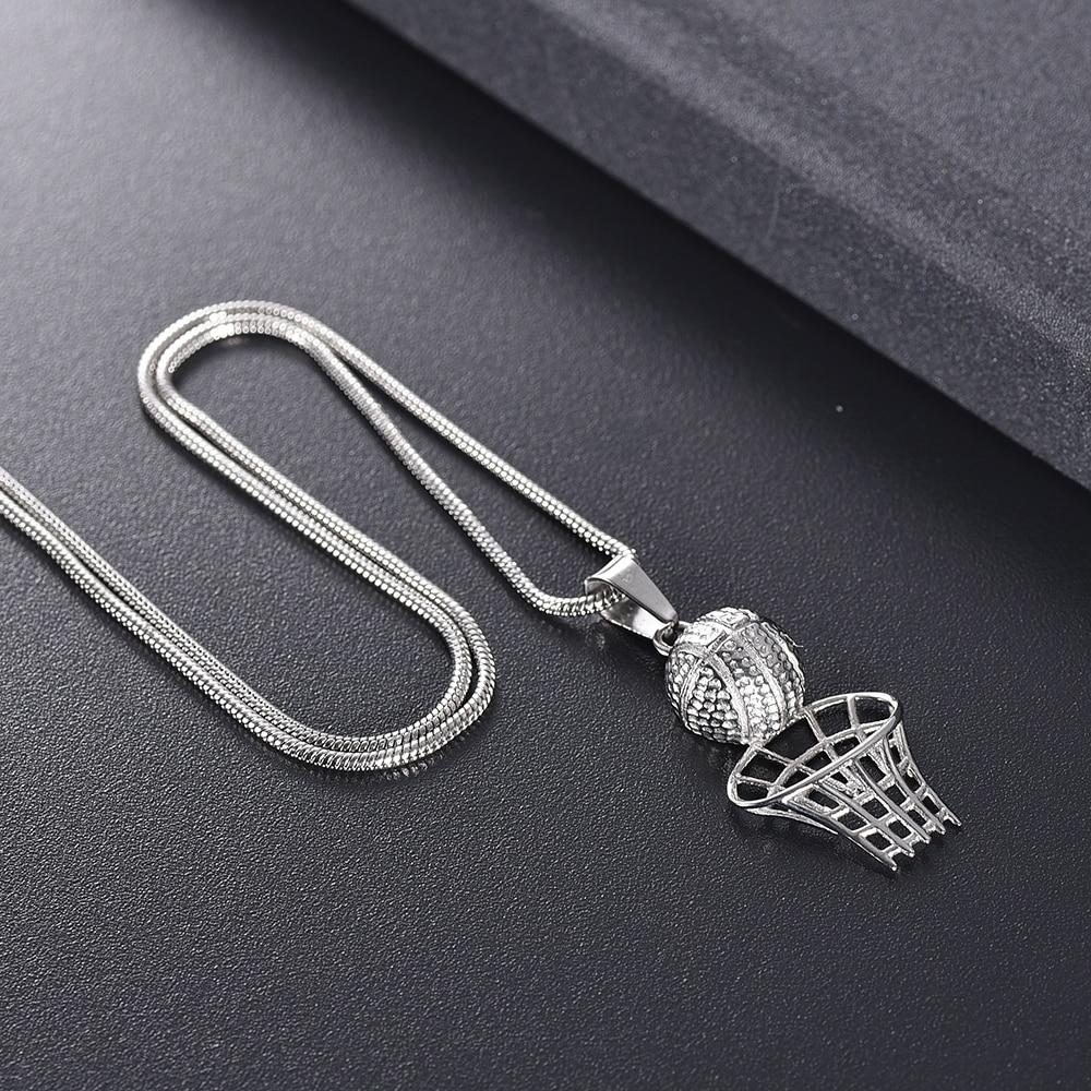 Basketball & Net Cremation Urn Necklace Cremation Necklace Cherished Emblems 
