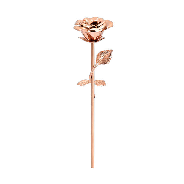 Unique Rose Flower Shaped Keepsake Cremation Urn Urn Cherished Emblems Rose Gold 