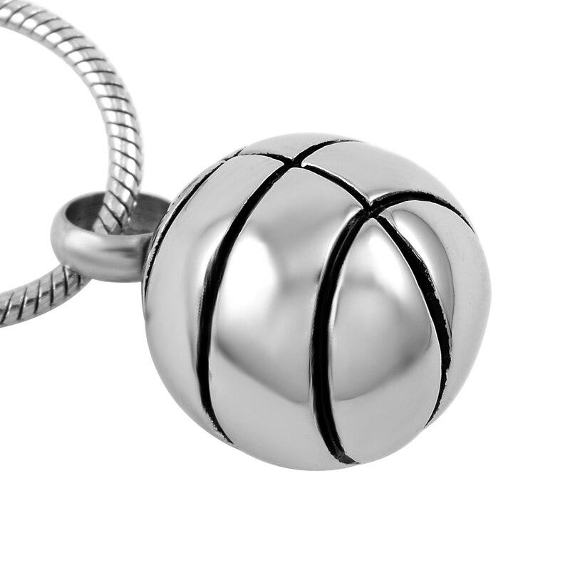 Basketball Cremation Urn Necklace Cremation Necklace Cherished Emblems 