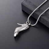 Classy High-heeled Shoe Cremation Necklace Cremation Necklace Cherished Emblems 