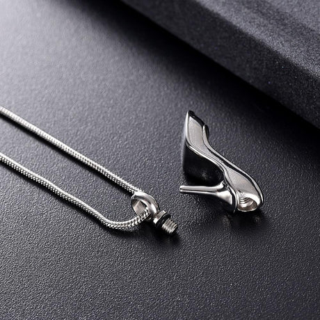 Classy High-heeled Shoe Cremation Necklace Cremation Necklace Cherished Emblems 