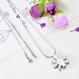 Pot Leaf Cremation Urn Necklace Cremation Necklace Cherished Emblems 