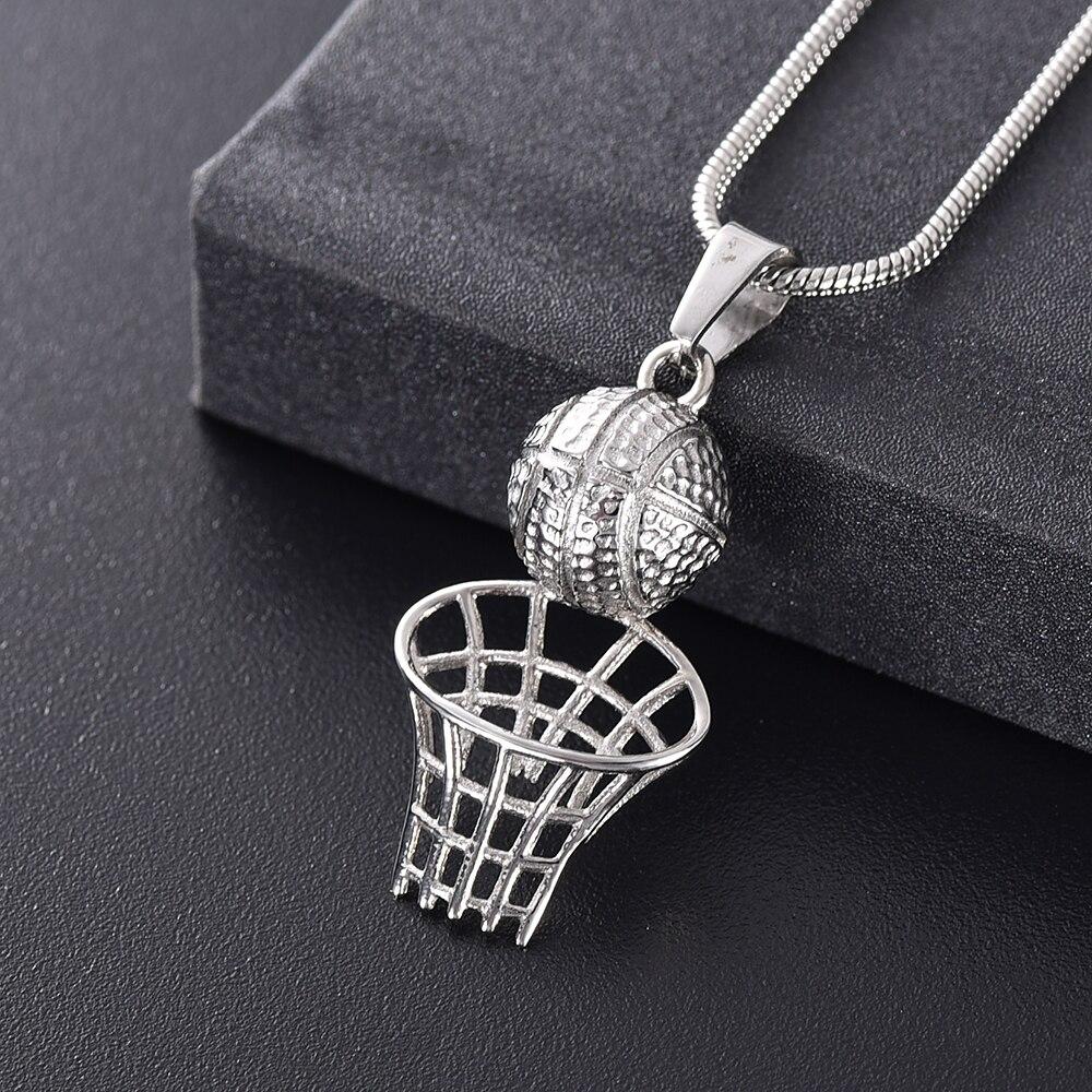 Basketball & Net Cremation Urn Necklace Cremation Necklace Cherished Emblems 