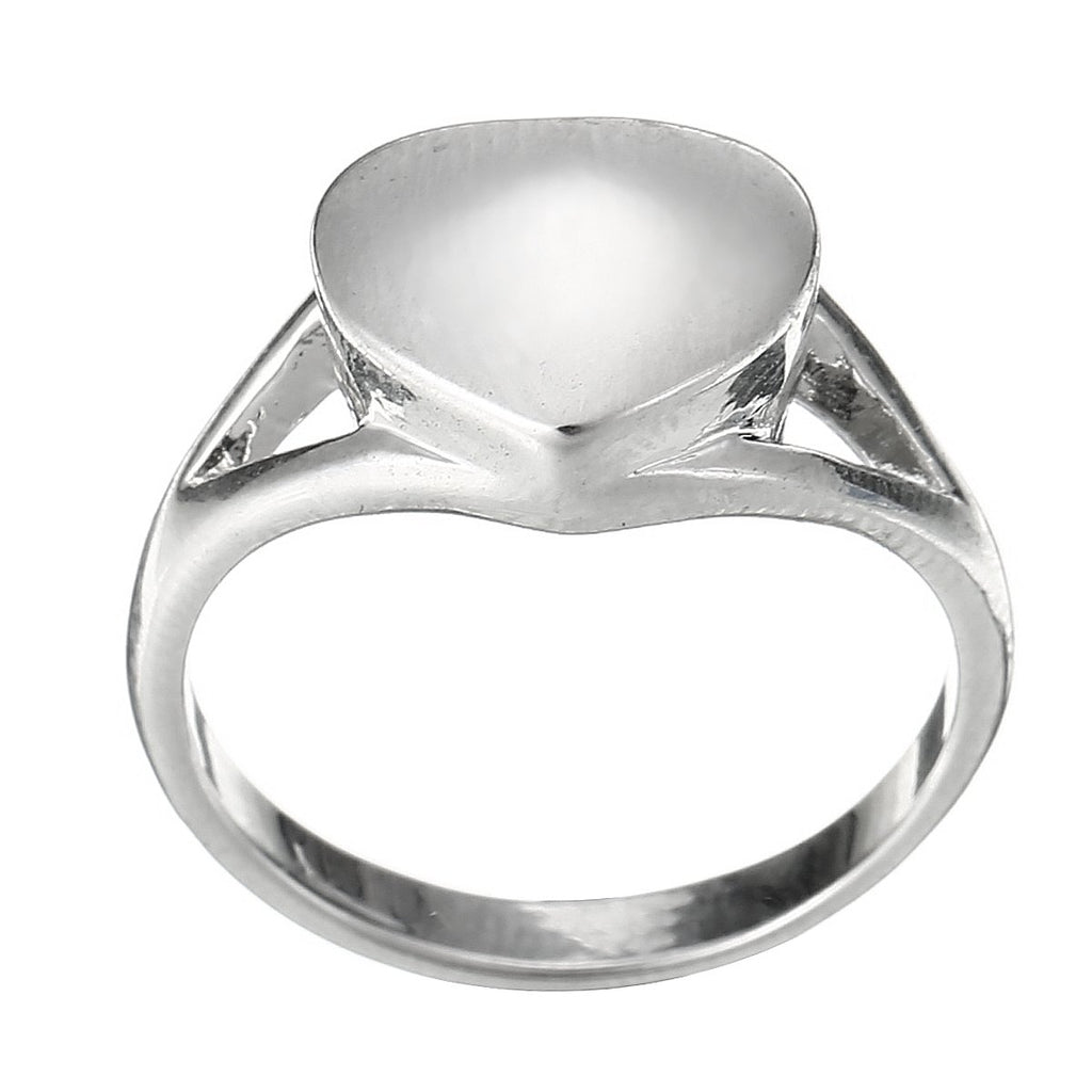 Rings - Silver Heart Shaped Cremation Urn Ring